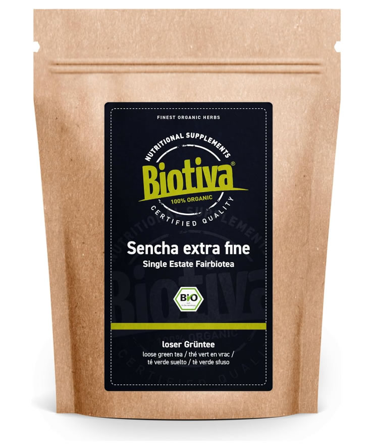 El mejor té verde Sencha de la marca Biotiva