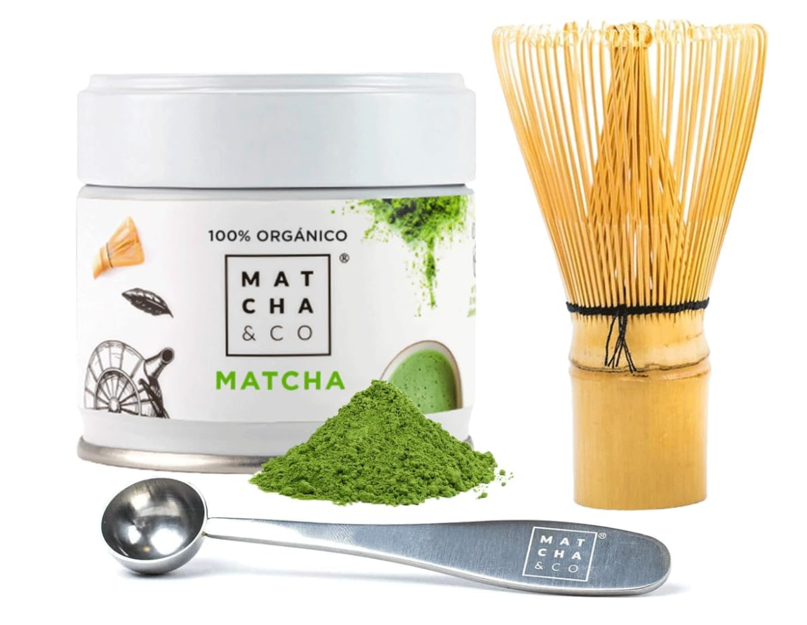 Kit batidor bambu te matcha